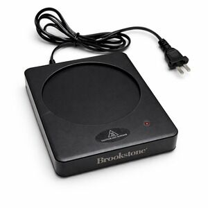 Brookstone Coffee Mug Warmer Black Electric Desktop Beverage Heater